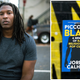 A collage shows Jordan Calhoun standing at a crosswalk and his book in front of a graffiti wall.